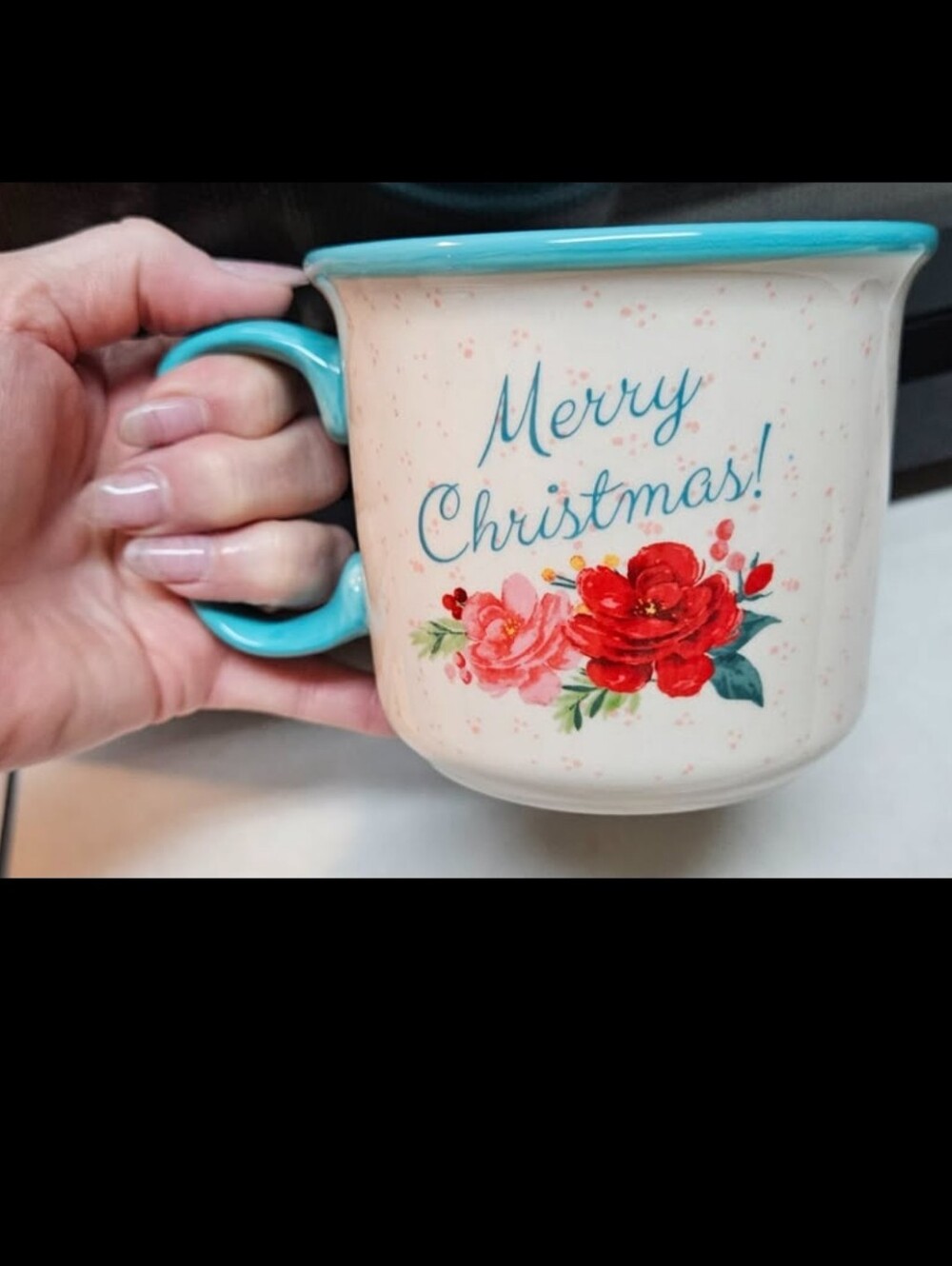 Pioneer Woman Christmas Xmas Tree Holiday Coffee Mug Cup 12 oz